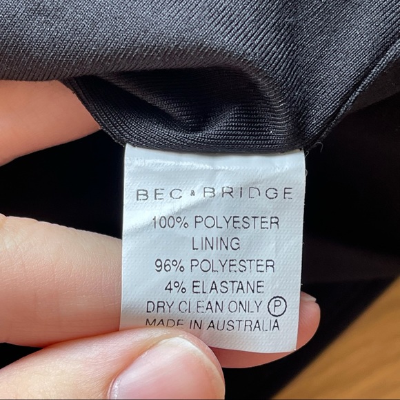 BEC & BRIDGE Nile Serpent Black Cutout Mini Dress - Picture 10 of 10